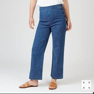 J. Crew Wide-legged Cropped Sailor Jeans